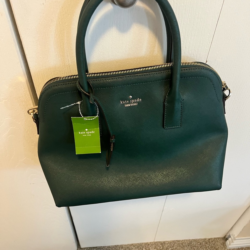 Kate Spade Dark Green Satchel